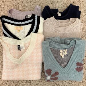 Women's Multicolor Sweater Vest Collection